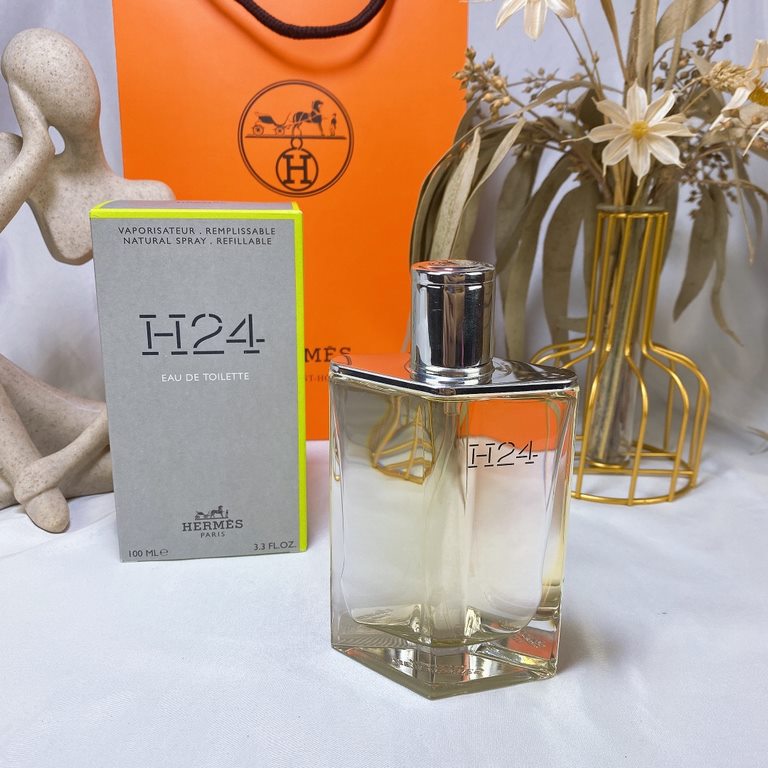 Original quality221 years new Hermes Hermes H24 Rhythm 1ml odor high-grade men's perfume Eau de ToiletteFragrance Green Leaf FuchsiaOdor Happy Sage Ebony Rosewood Metallic NarcissusAttributes men's fragrance