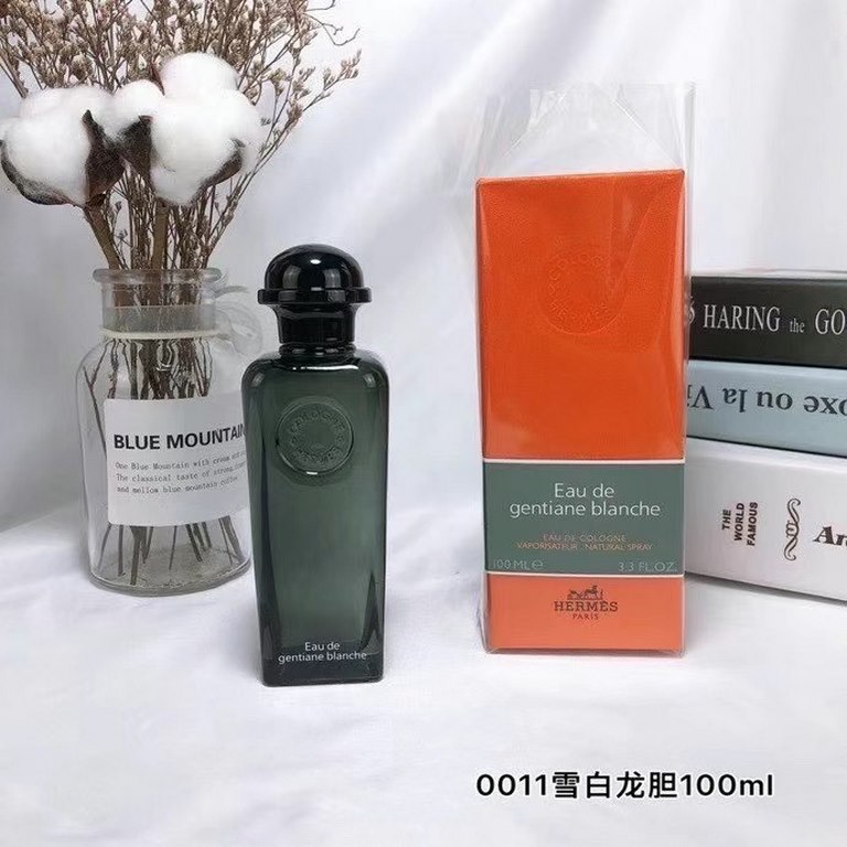 Original qualityHermes cologne 100ml! Flavors orange-green spring, pink grapefruit, black citron cologne, golden orange blossom, blue narcissus, snow white gentian, orange-green cologne, ambergris citrus, bloody rhubarb.