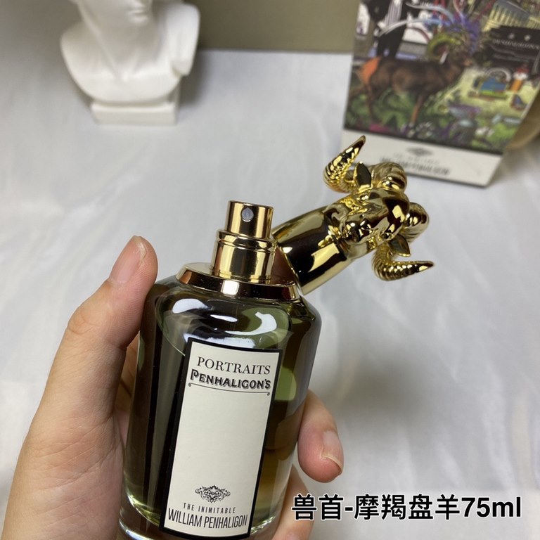 Original qualityPenhaligon'sPenhaligon's Perfume Beast Head Collection - Capricorn Pan Goat Perfume 75mlTop note Lemon JasmineMiddle note vetiver frankincense cedarBase Note Sandalwood Ambergris EtherFragrance Woody Orie