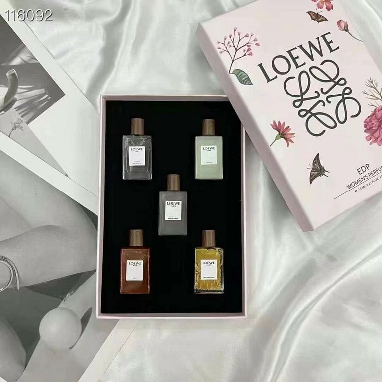 Original qualityLoewe Perfume Sample 7.5ml Set of 5! White box flavor Classic Men, Unsung Hero, Black Round Dance EDP, Seventh Movement, Energetic Men, Pink box flavor Classic Women, Miracle Skylight, Coral Sea, Solo Man