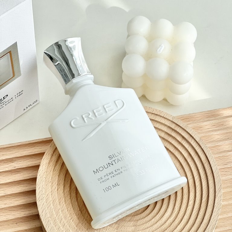 Original qualityAn infinitely repurchasable fine fragrance creed Silver Mountain SpringTop notes Bergamot, Blackcurrant, White Cedar, OrangeMiddle notes tea, ozoneBase notes sandalwood, muskAs soon as I heard the name fe