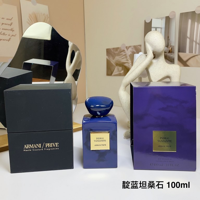 Original quality Armani 2022 New Scent High Definition Private Collection Perfume African Indigo Tanzanite Watcher 100mlFragrance Oriental woody notesCore fragrance raw materials white patchouliIt represents the silent w