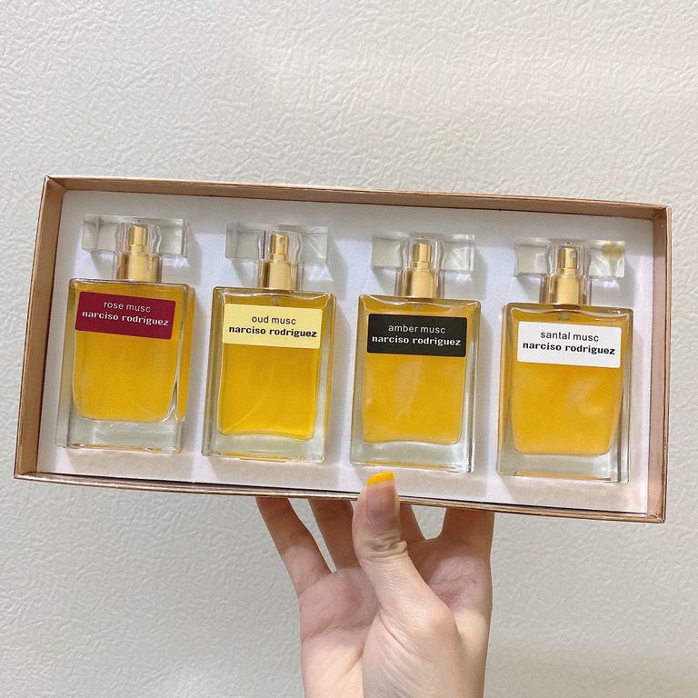 Original quality(Narcissus new quicksand perfume set of four)   new arrivals  4  30ml with a nozzle  4  30ml with a nozzle  cold female incense  gentle young lady  temperament and elegance everywhere attraction Feel free