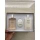 Original qualityChanel coco full body fragrance trio! With gift bag. Contains shower gel 200ml   goose egg pebbles 50ml   moisturizing body milk 200ml. chanel white goose egg hand cream wash white tender is good The most