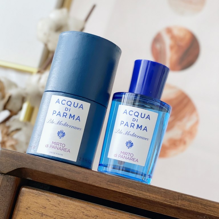 Original qualityacqua di parma parma water - myrtle California osmanthus Italy    national treasure luxury perfume, a second fall! Blue Mediterranean The entire series of the main focus is citrus tone, the main keywords 