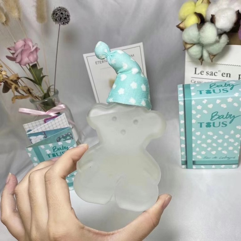 Original qualitytous myrtle bear baby bear baby sleeping cap edc eau de toilette for women 100ml!