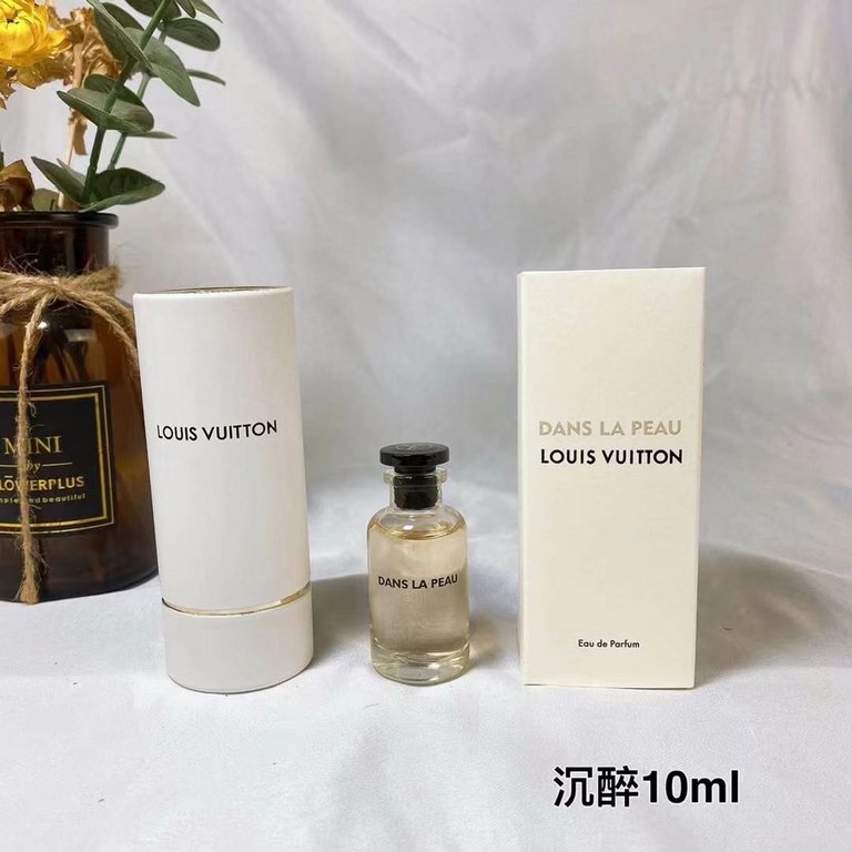 Original qualityLV Perfume Sample 10ml Flavors Rose in the Wind, Turbulence, Darkness, Indulgence, Shine , Dependence, Peak, Blue Bottle Afternoon Swim, Yellow Bottle Song of the Sun, Green Bottle Green Garden.