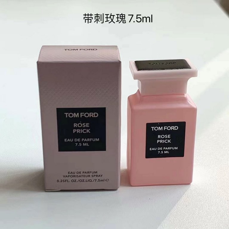 Original qualityTF Perfume Sample 7.5ml! Flavors bitter peach, sunny amber, lost cherry, ebony incense, thorny rose, neroli oil, snow reflecting the flow of light, fabulously, white musk clear bottle, white musk black bo