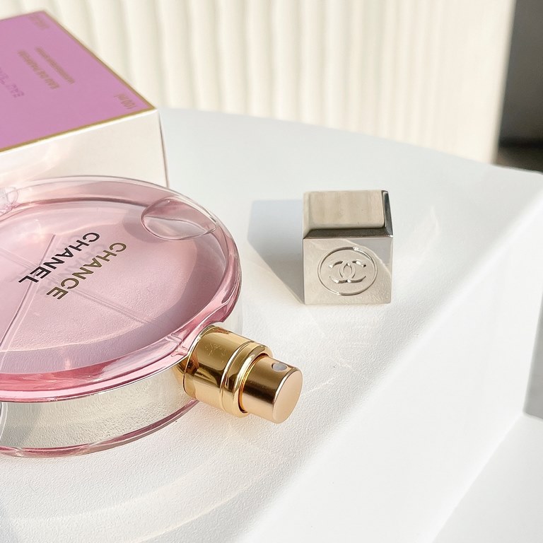 Original qualitychanel chanel 2019 latest modification limited edition pink encounter eau de toilette 100ml! Crystal bottle steel printing version Not the old plastic models more rack high-grade packaging metal lid Class