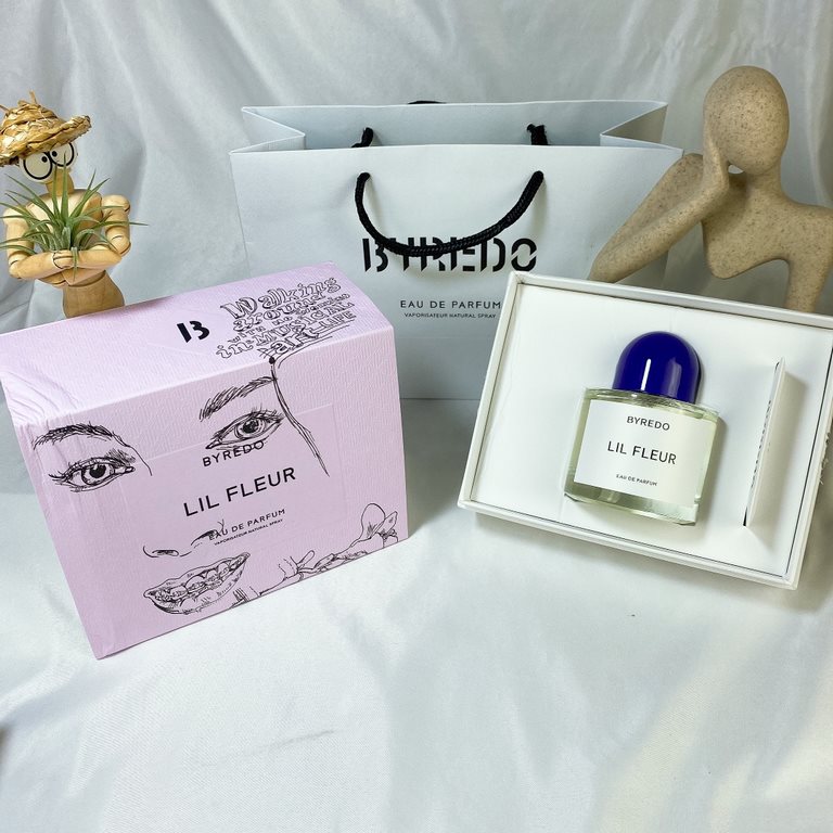 Original qualityByredo Byredo Lil Fleur2020 New Flower of Youth Purple Women's Perfume 100ml with Counter Exclusive Bag