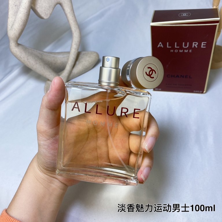 Original quality (Little Fragrance Glamour Sport Eau de Toilette for Men 100ml)  Allure Homme Sport Eau de Toilette EDT 100mlAllure Homme by Chanel is an oriental scented woody fragrance for men.Allure Homme was launched