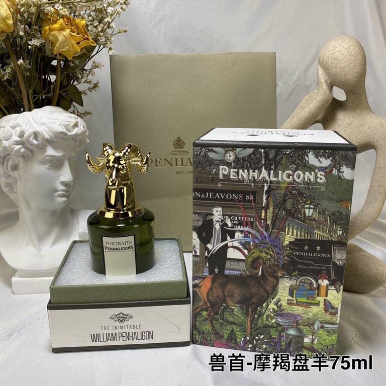 Original qualityPenhaligon's Penhaligon's Perfume Beast Head Collection - Capricorn Pan Goat Perfume 75mlTop note Lemon JasmineMiddle note vetiver frankincense cedarBase note Sandalwood Ambergris EtherFragrance Woody Ori