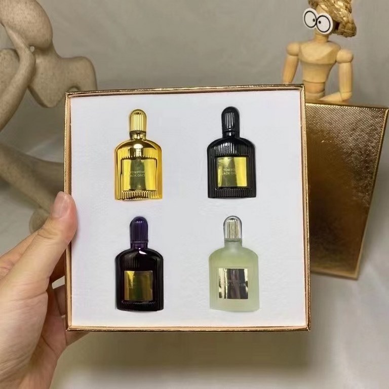 Original qualityTF Orchid Series Perfume Sample 10ml Set of 4, contains Midnight Orchid, Phantom Night Orchid, Velvet Phantom Orchid, Gray Vetiver!