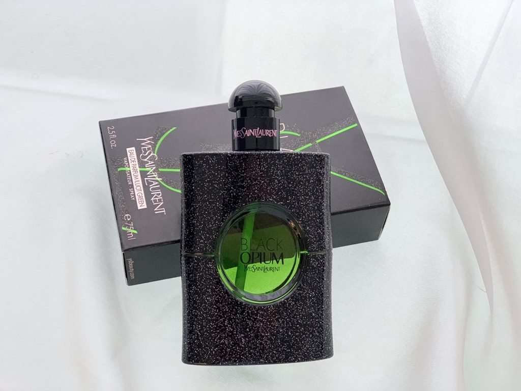 Original qualityysl saint laurent new black opium black opium green perfume illicit green women's edp strong fragrance 75ml ysl black opium illicit greenTop notes pear, bergamot, fig leavesMiddle Note Neroli, Jasmine, Fi