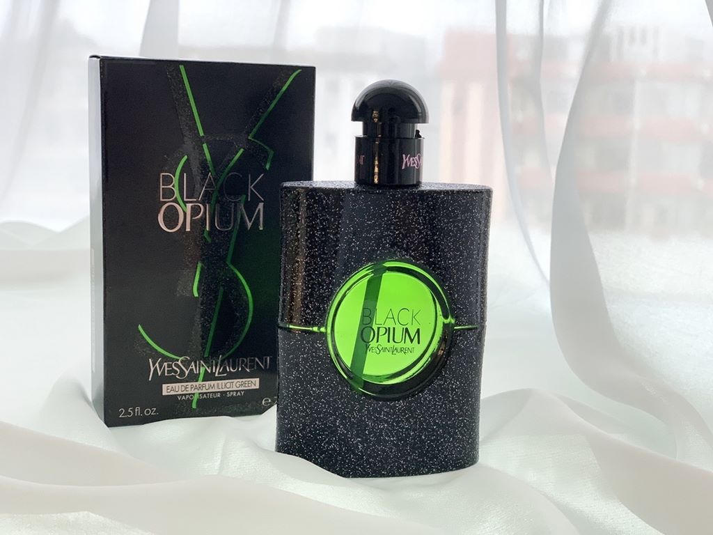 Original qualityysl saint laurent new black opium black opium green perfume illicit green women's edp strong fragrance 75ml ysl black opium illicit greenTop notes pear, bergamot, fig leavesMiddle Note Neroli, Jasmine, Fi