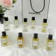 Original quality Selinskin Q version of 10ML perfume samples 9 uninhibited - California - the night is not yet - manifest - St. Germain - dress - flow - edge of the atmosphere of Paris - French cologne