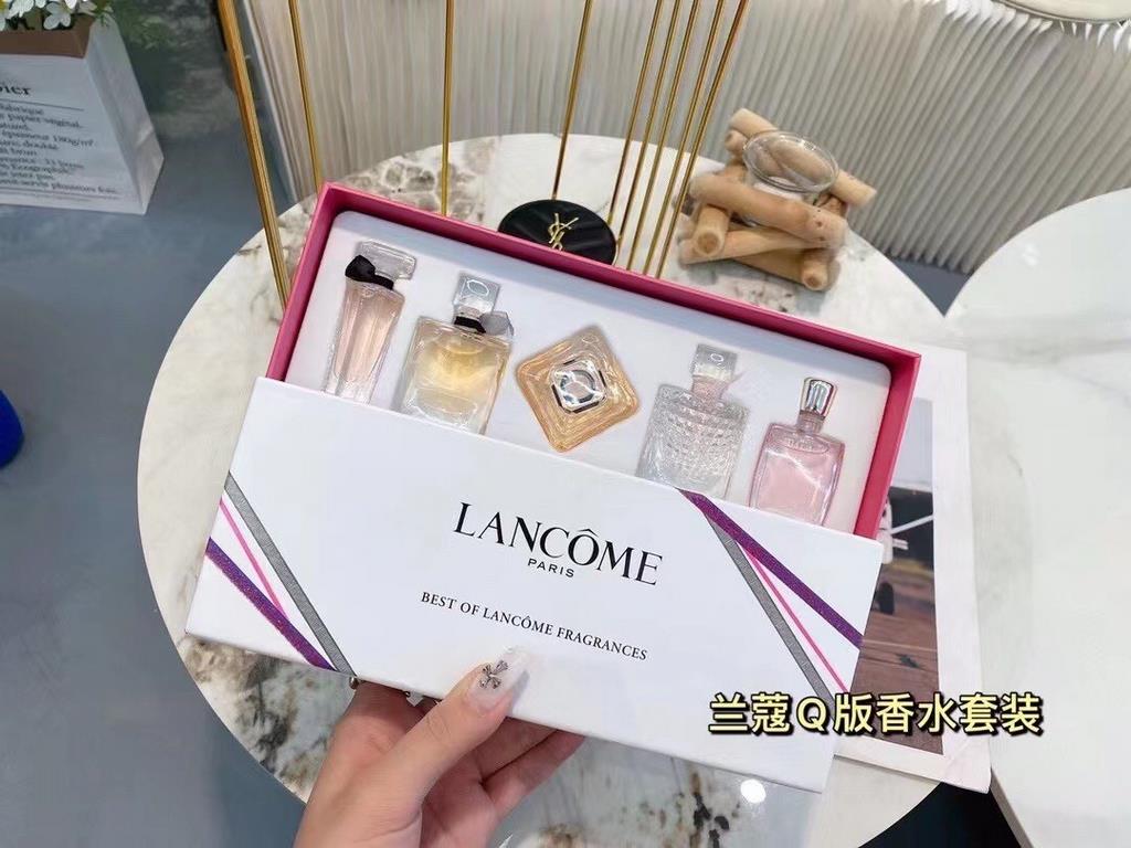 Original quality         Lancme Sample Perfume Set of 5Lancme Best Fragrance CompactLancme best fragrance box for gender femalePerfume Category Eau de ToiletteSpecifications 5  5 mlLancme was born in France in 1935, is a