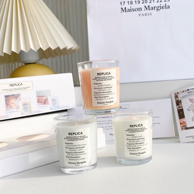 Original qualityMartin scented candles sephora new booking replica candles aromatherapyMartin Margiela's scented candles Just look at the photo is very healing!70ml x 3, three different scents fireplace, lazy weekend, bu