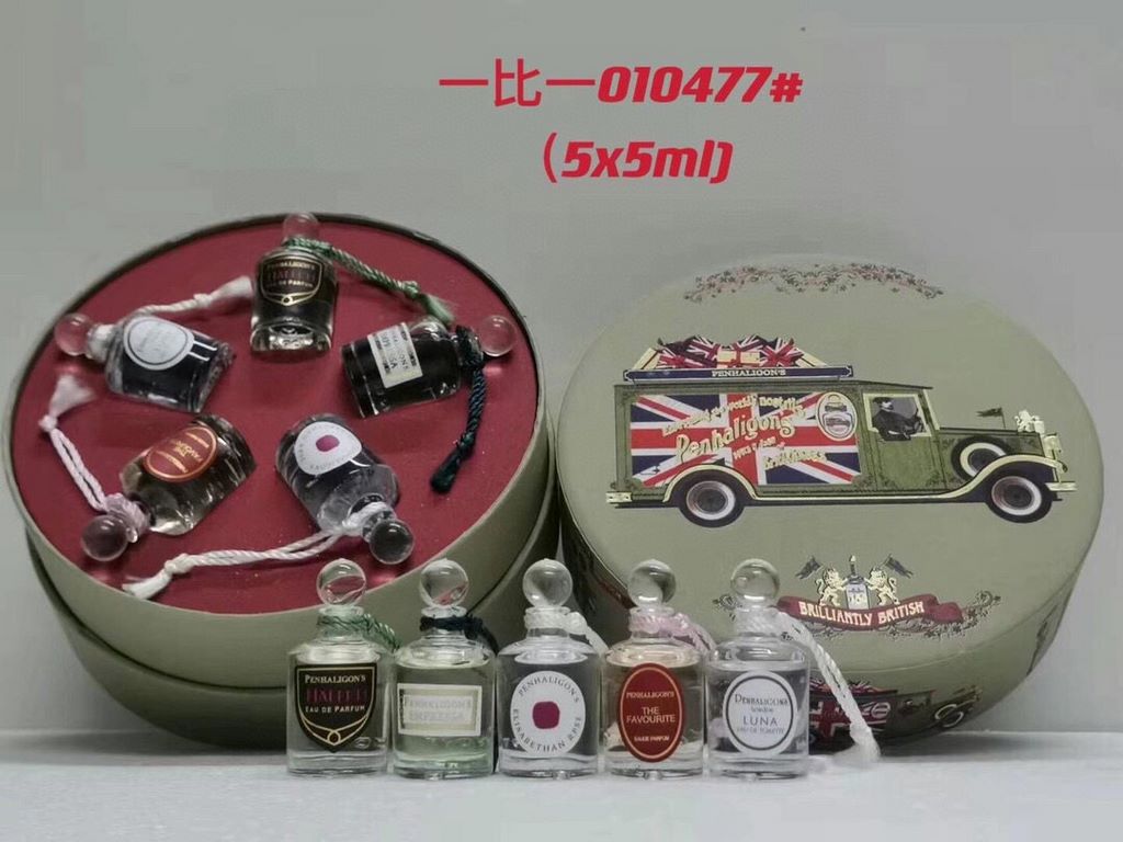 Original qualityPenhaligon's perfume sample 5ml five-piece drum set! Contains 5ml x 5. Flavor 010477 models, 010491 models.