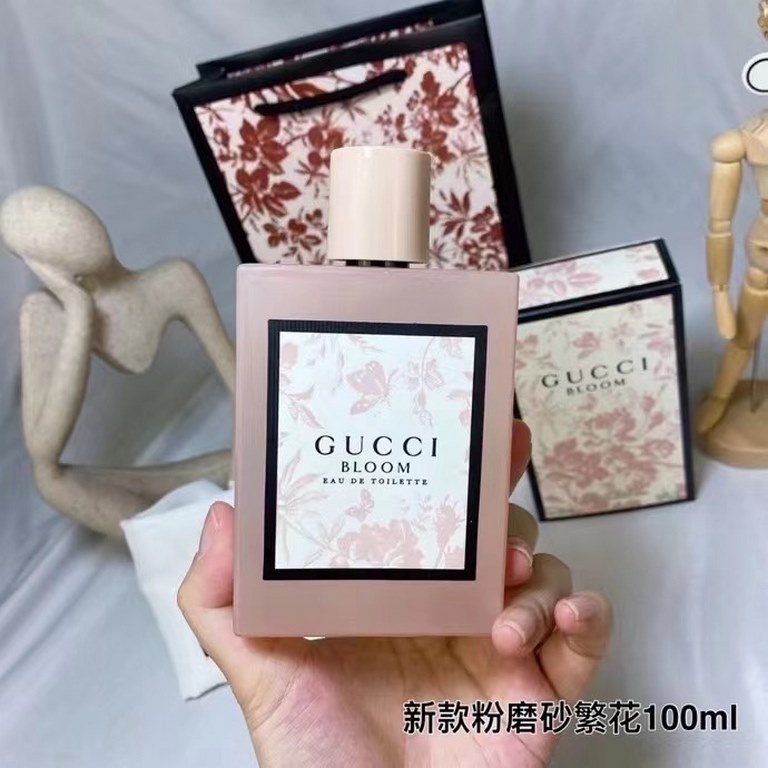 Original qualityGucci Pink Flourishing Flower Frosted Bottle edt Women's Eau de Toilette 100ml!Gucci Flower Delight Women's Eau de Toilette - White Floral NotesLight, Bright and SparklingSweet Orange Blossom , Spiced Lem