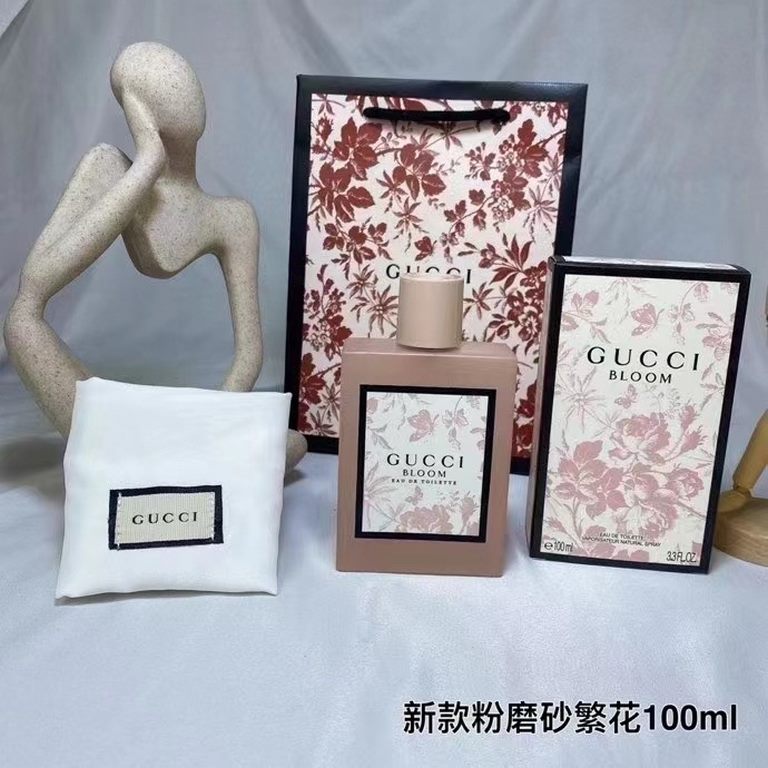 Original qualityGucci Pink Flourishing Flower Frosted Bottle edt Women's Eau de Toilette 100ml!Gucci Flower Delight Women's Eau de Toilette - White Floral NotesLight, Bright and SparklingSweet Orange Blossom , Spiced Lem