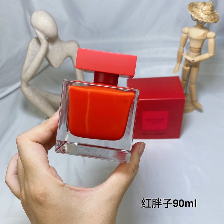 Original quality NARCISO RODRIGUEZ  Narciso Red Fatty Eponymous Red Rouge for Women EDP 90mlRed Bottle EDPFragrance Woody FloralTop notes Osmanthus  Orange Blossom  LemonMiddle Note MuskAmberBase note Vetiver  Vanilla  P