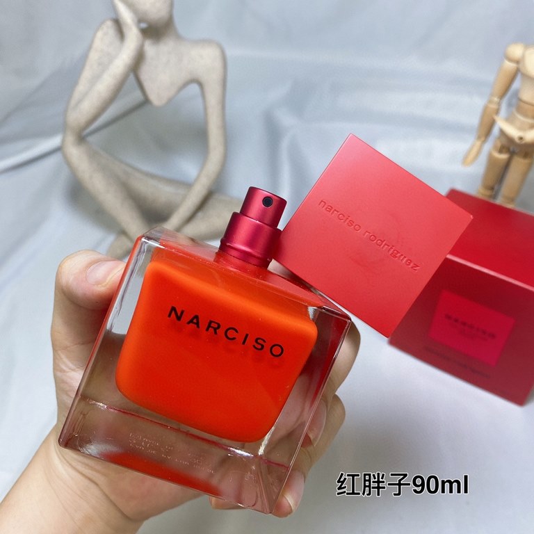 Original quality NARCISO RODRIGUEZ  Narciso Red Fatty Eponymous Red Rouge for Women EDP 90mlRed Bottle EDPFragrance Woody FloralTop notes Osmanthus  Orange Blossom  LemonMiddle Note MuskAmberBase note Vetiver  Vanilla  P