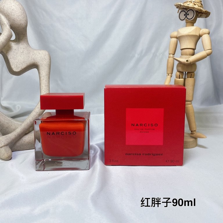 Original quality NARCISO RODRIGUEZ  Narciso Red Fatty Eponymous Red Rouge for Women EDP 90mlRed Bottle EDPFragrance Woody FloralTop notes Osmanthus  Orange Blossom  LemonMiddle Note MuskAmberBase note Vetiver  Vanilla  P