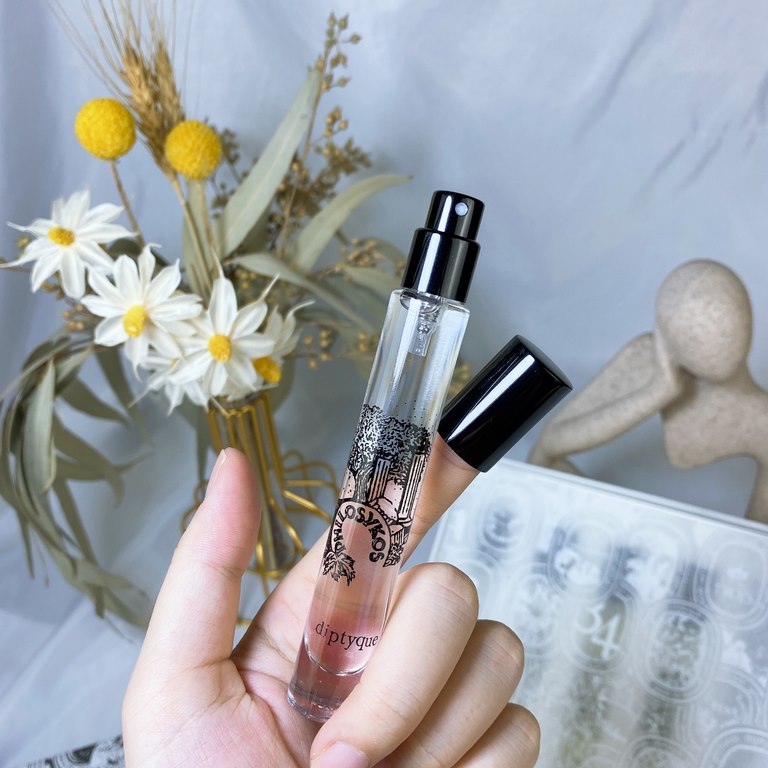 Original quality Tiptic Test Tube Perfume Sample 7.5ml Set of 5! 7.5ml x 5 with Sprayer. Flavors toussaint, rose water, sensual water, shadow in the water, greek fig.