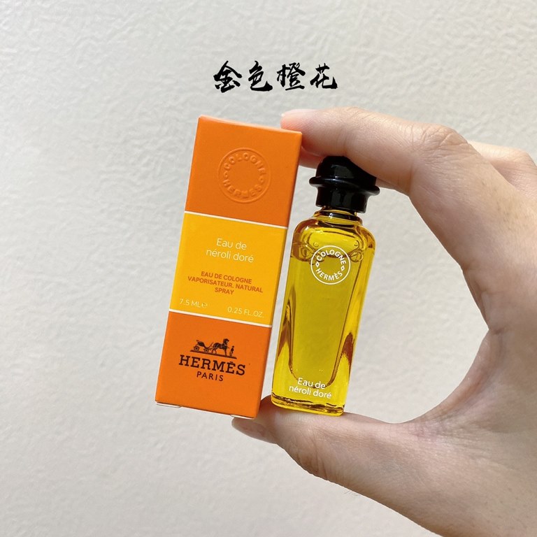 Original quality(Hermes Q Edition Cologne 7.5ml)   Flavors Pink Grapefruit, Black Citron Cologne, Scarlet Rhubarb, Golden Orange Blossom, Blue Narcissus, Snow White Gentian, Tangerine Green Cologne, Ambergris Citrus