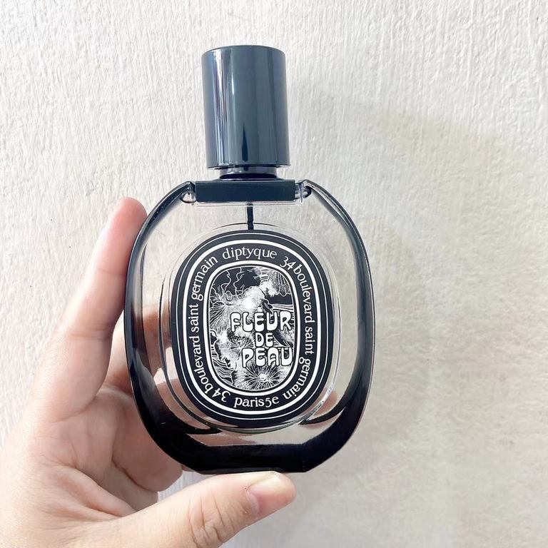 Original quality(Diptyque Black Label Perfume 75ml Skin Flower)   Diptyque Skin Flower  musk on an iris Fleur de Peau, fragrance as its name, light and transparent, like a misty and hazy cotton gauze on the skin [iris an