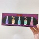 Original quality(Anna sui Q perfume sample set of five)  Arrived! Anna suiAnna sui perfume set women's gorgeous 5-piece Q sample set Tsukumo Pegasus Unicorn Perfume 5m Gold   Tsukumo Mermaid Perfume 5ml Blue  Tsukumo Peg