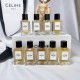 Original quality Céline High Definition Perfume Sample 10ml Nine Piece Set! 10ml x 9. Contains California, Marginal Scent Paris, French Cologne, Unruly, Dress, Night is Young, Manifestation, St. Germain, Flowing.