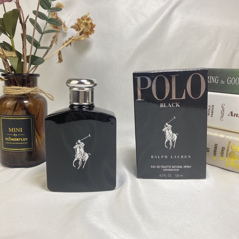 Original quality(Paul Ralph Lauren Black Polo Fragrance 125ml)   Extraordinary fragrance for men. Brings out a modern, bold and sophisticated aura. Notes of iced mango, silver wormwood and patchouli; Ralph Lauren#39;s le