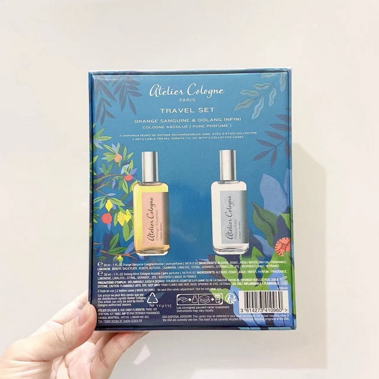 Original quality(Oolon Perfume Gift Set of 2)   Oolon Perfume Medium Sample 2-Piece Gift Set 30ml! Contains Muji Oolong 30ML   Cabernet Sauvignon Orange Light 30ML!