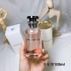 Original quality LV perfume 100ml! Flavor transparent bottle rose peach.