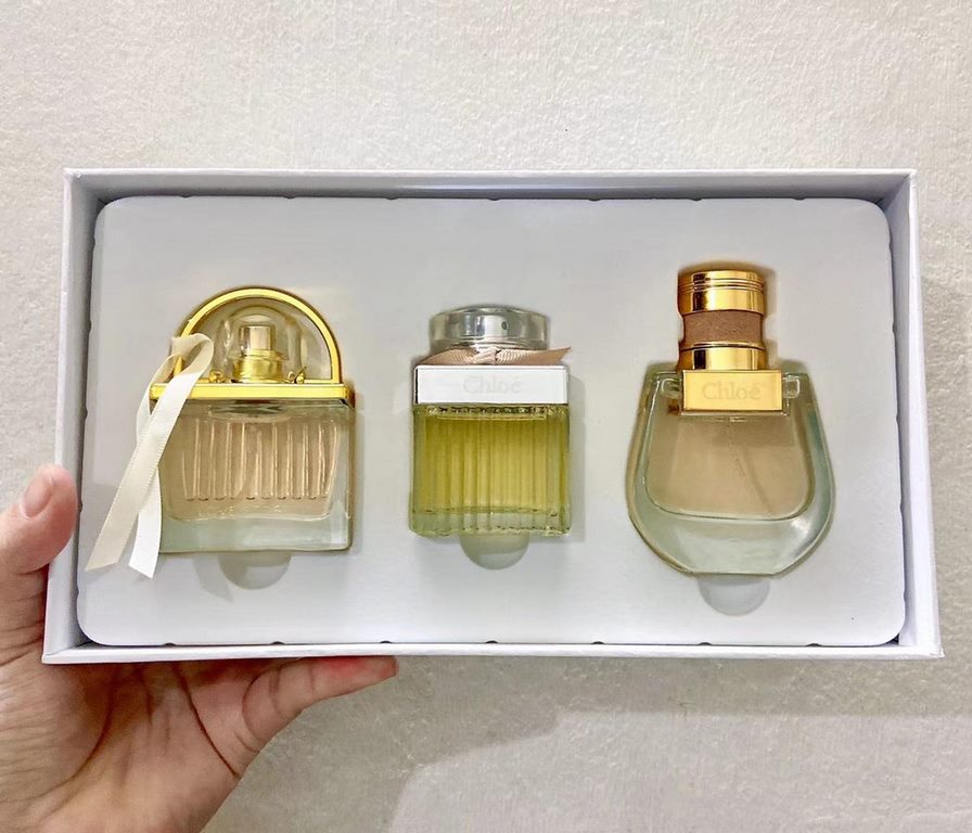 (Coquille Piggy Bag Perfume 3-Piece Set)  3×30ml Coquille Women's Perfume 3-Piece Set with Love Story Yellow Ribbon Classic Eponymous Flesh Ribbon Piggy Bag