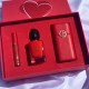 Original qualityArmani Moment of Love 3-piece set with leather caseRed Tube Lip Glaze 405# Red Beloved Perfume 50ml High Definition Perfume Leather CaseArmani Moment of Romance 3 Piece Set with Leather BagRed Tube Lip Gl