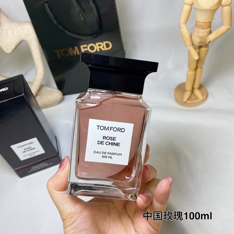 Original qualityTom Ford TF 2022 New Perfume Chinese Medicine Feeling Rose  ROSE DE CHINE Chinese Rose 100mlTop note RoseMiddle Note Yellow PeonyBase note Rock Rose, Myrrh