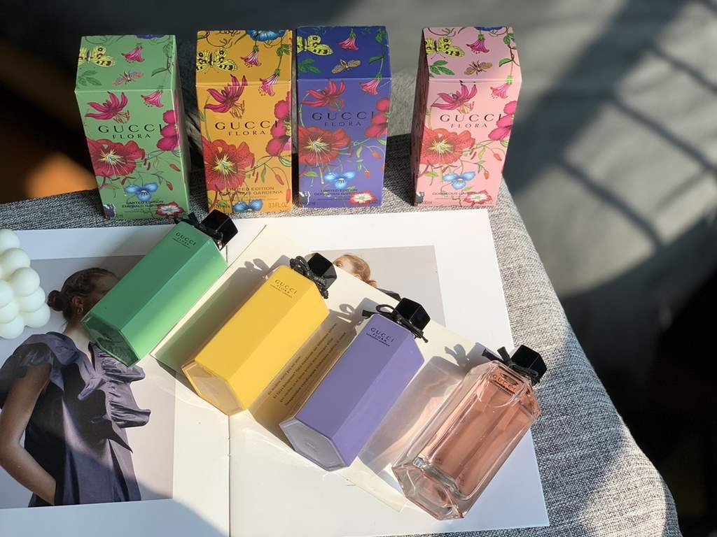 Original qualitygucci flower dance perfume series, each flavor is the counter in the sale of the popular models, 4 flavors, each bottle of 100ml.1 gucci Flower Dance Avocado PerfumeTop notes lemon, pear, watermelon.Middl