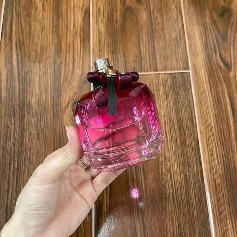 Original quality 90ml 50mlSaint Laurent Paris Perfume 90ml Fuchsia   Counter Quality New Saint Laurent Reverse Paris Fuchsia 90mlYSL Saint Laurent Intensement New Reverse Paris Rose Floral Notes Women's Intense Eau de Pa