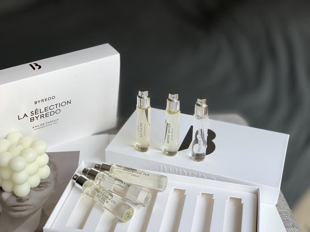 Original quality BYREDO perfume tube sample six-piece setBYREDO Byredo (Byredo) personal fragrance series, by many celebrities private collection of niche high-end brand perfume, Mrs. Bei's favorite models, 6 (each 12ml)