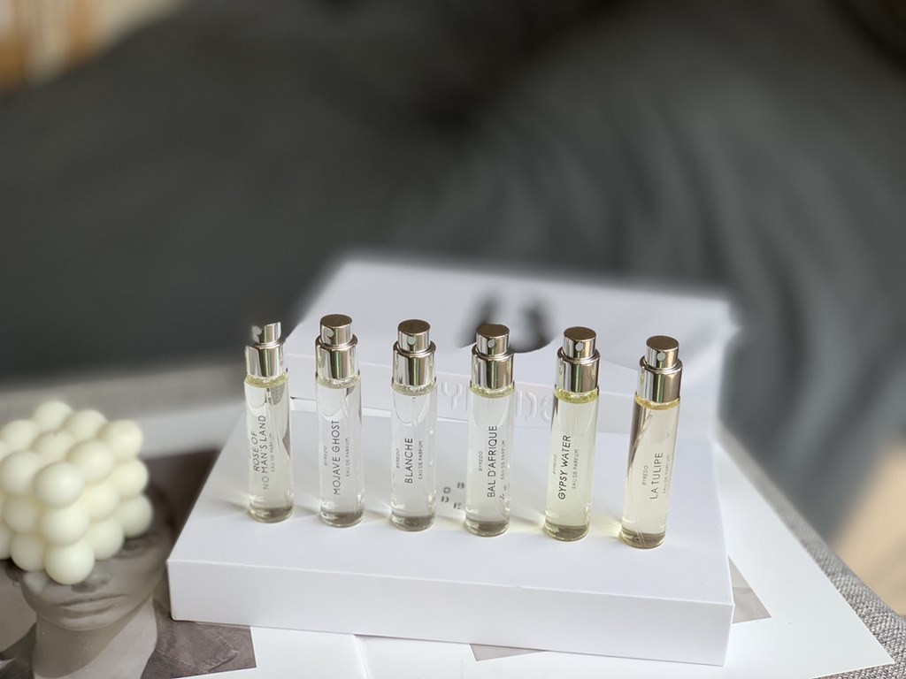 Original quality BYREDO perfume tube sample six-piece setBYREDO Byredo (Byredo) personal fragrance series, by many celebrities private collection of niche high-end brand perfume, Mrs. Bei's favorite models, 6 (each 12ml)