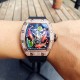 Brand Richard Mille RICHARD MILLE Model RM57-01 [Year have fish] Series Men's Mechanical Series Movement Automatic mechanical movement Mirror anti-glare anti-scratch crystal glass watch mirror Ao Case 316 steel Ao Case S