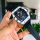 Richard MilleRM052 Series   The latest Ghost Head upgrade Carbon fiber case, Skull Series The original imported mechanical movement highlights the sporty style of this watch Through the anti-glare Xin mirror, you can see