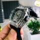 Richard MilleRM052 Series   Latest Ghost Head Upgrade Sapphire Glass Skull Series Equipped with an original imported mechanical movement, this watch's sporty style is further emphasized through the anti-glare Xin crystal