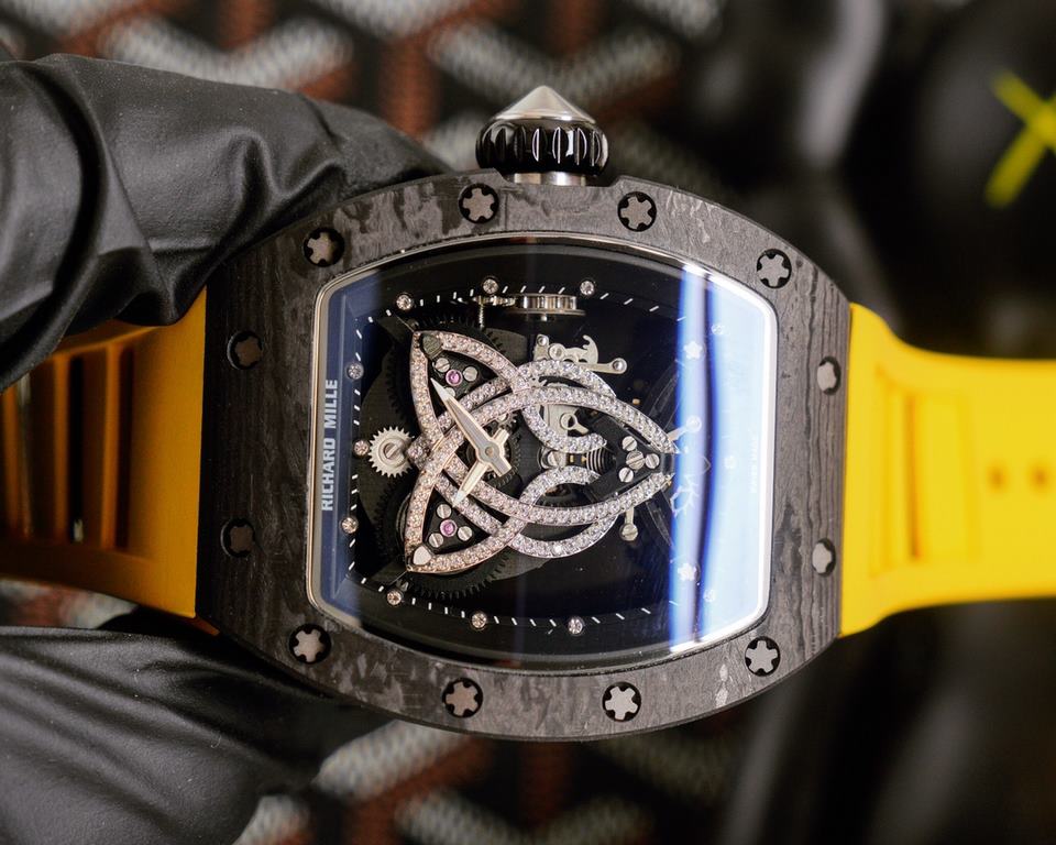 Richard Mille Richard Mille RM 019 NTPT Celtic Knot(Tourbillon Natalie Portman Limited) Tourbillon Natalie PortmanLIMITEDLimited Edition, 10 PIECE 2019 Full Set Imported carbon fiber case, original Japan Citizen fully au