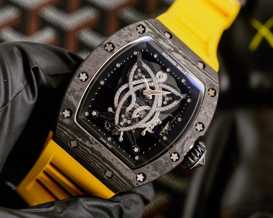 Richard Mille Richard Mille RM 019 NTPT Celtic Knot(Tourbillon Natalie Portman Limited) Tourbillon Natalie PortmanLIMITEDLimited Edition, 10 PIECE 2019 Full Set Imported carbon fiber case, original Japan Citizen fully au