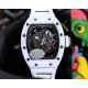 RICHARDMILLE RICHARDMILLE strongest replica RM055 series ceramic upper and lower cases are imported from Taiwan by the ATPT ceramic after treatment to form the Y-TZP ceramic by high-tech anti-handshift technology to pres