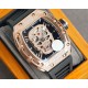 Z factory production   Richard Mille   [RICHARD MILLE] the latest upgrade special edition polished glossy shell gold glitter Let you bring out the most handsome and most special and most personalized classic Ghost Head, 